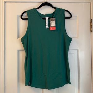 Oiselle Wazzie Wool Muscle Tank, Spruce